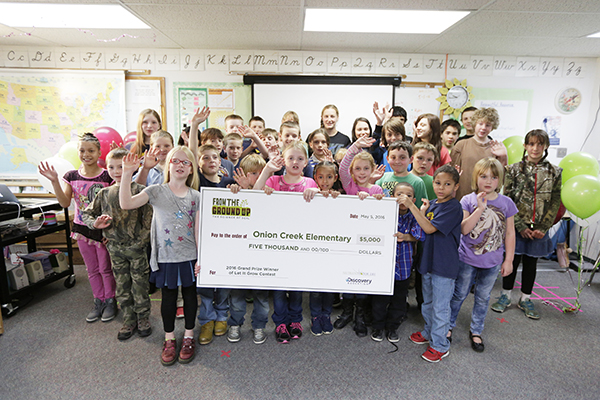 The Nutrients For Life winners event is held at Onion Creek School in Colville, Wash., Thursday, May 5, 2016. (AP Photo/Young Kwak)