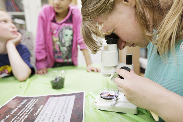 The Nutrients For Life winners event is held at Onion Creek School in Colville, Wash., Thursday, May 5, 2016. (AP Photo/Young Kwak)